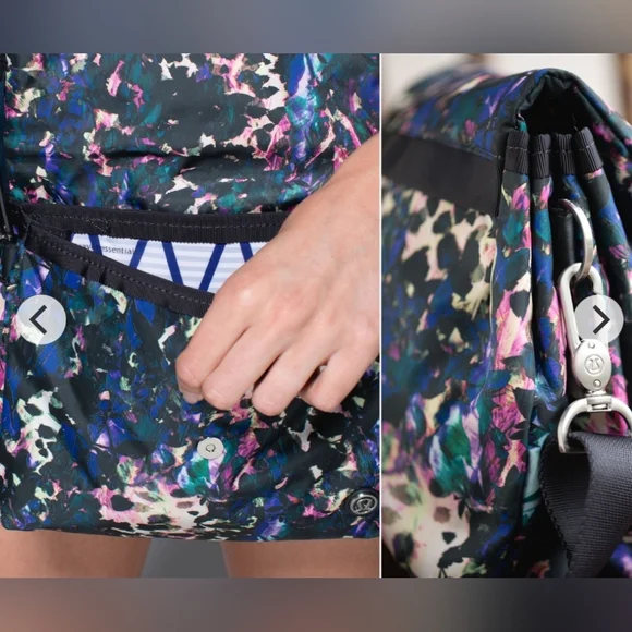 Lululemon Athletica Pink and Blue Crossbody Bag - Picture 4 of 12